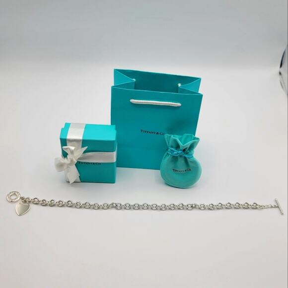 Tiffany & Co. Heart Tag Toggle Necklace Sterling Silver 925 Authentic 73grams - Picture 9 of 9